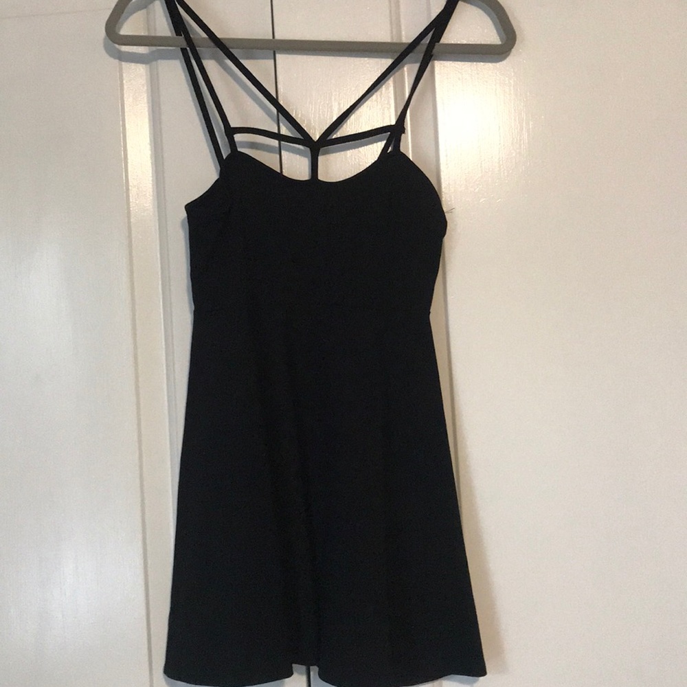 Black short dress